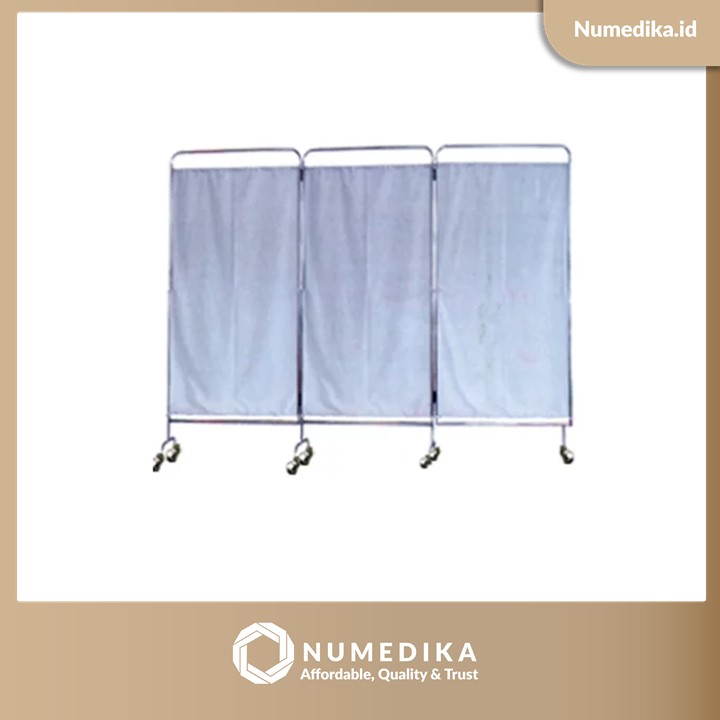 Bed Screen Triple MIRAII Stainless Steel